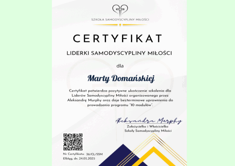 CertyfikatSamodyscyplinaMilosci